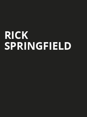 Rick Springfield, Foellinger Theatre, Fort Wayne