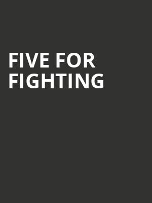 Five for Fighting, Foellinger Theatre, Fort Wayne
