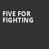 Five for Fighting, Foellinger Theatre, Fort Wayne